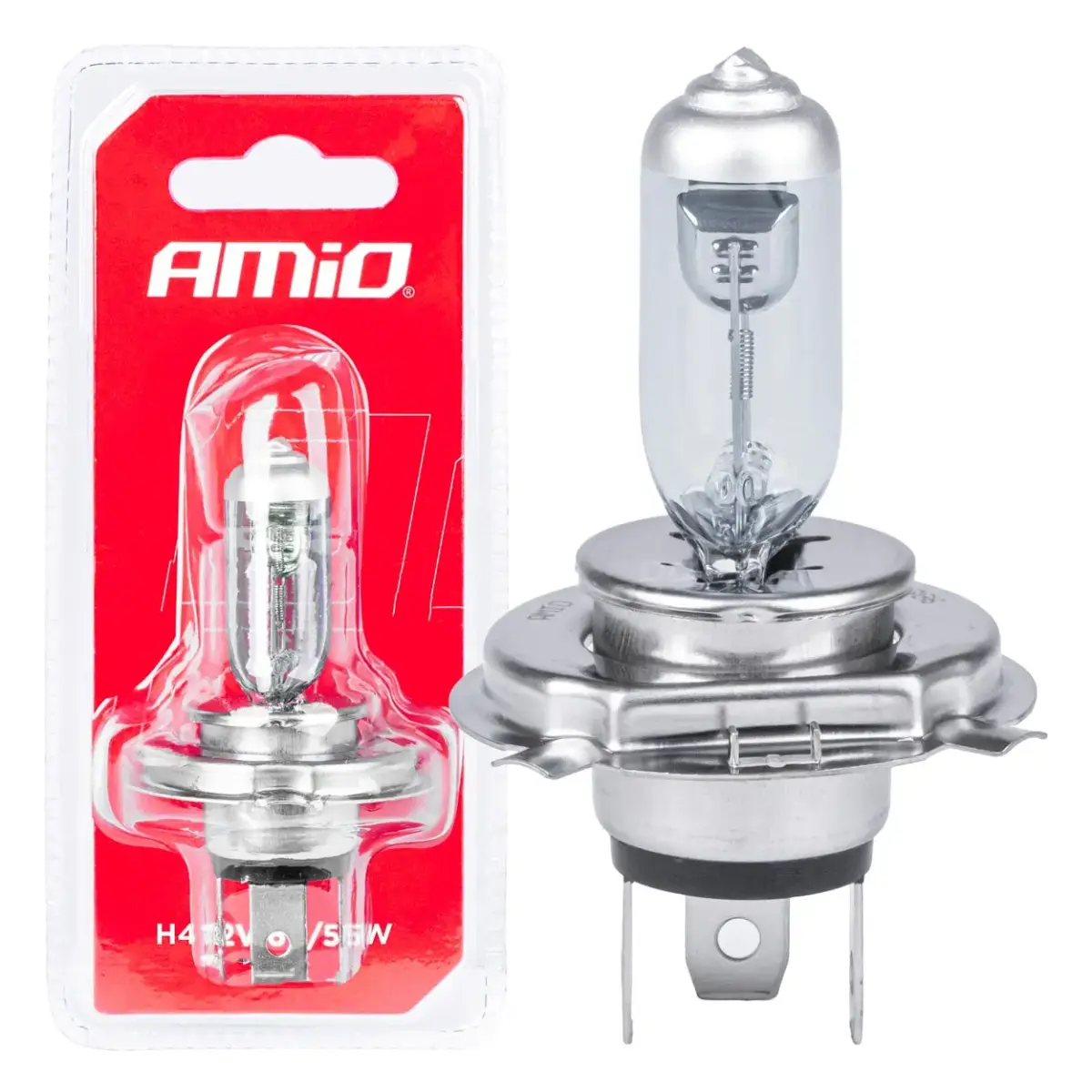 AMIO Halogēna spuldze H4 12V 60/55W