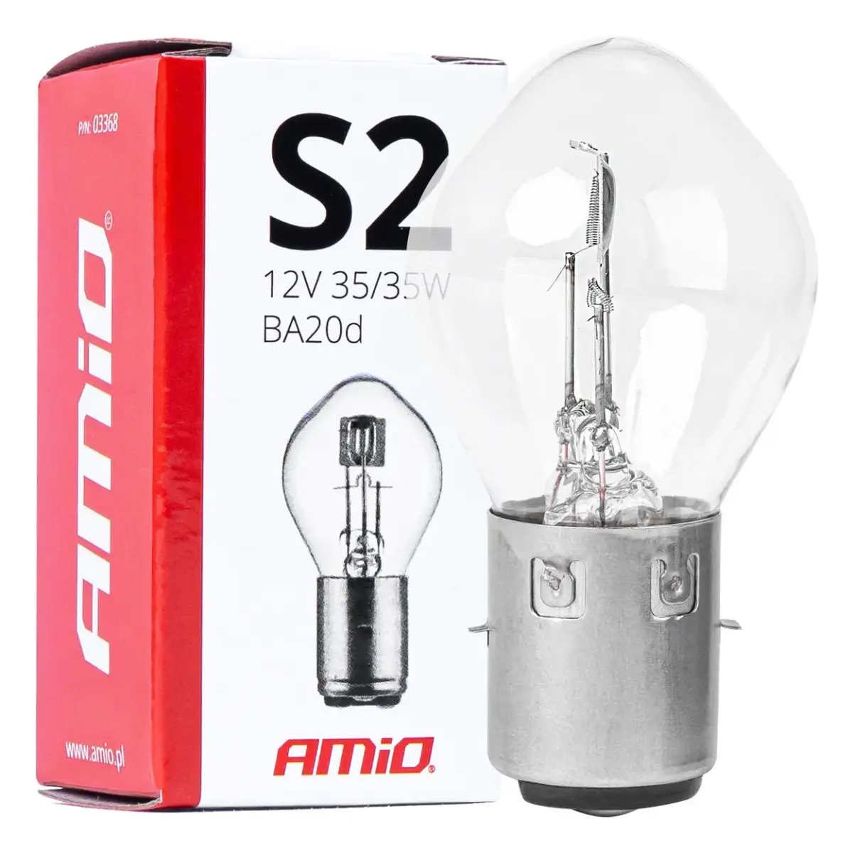 AMIO Halogēna spuldze S2 12V 35/35W