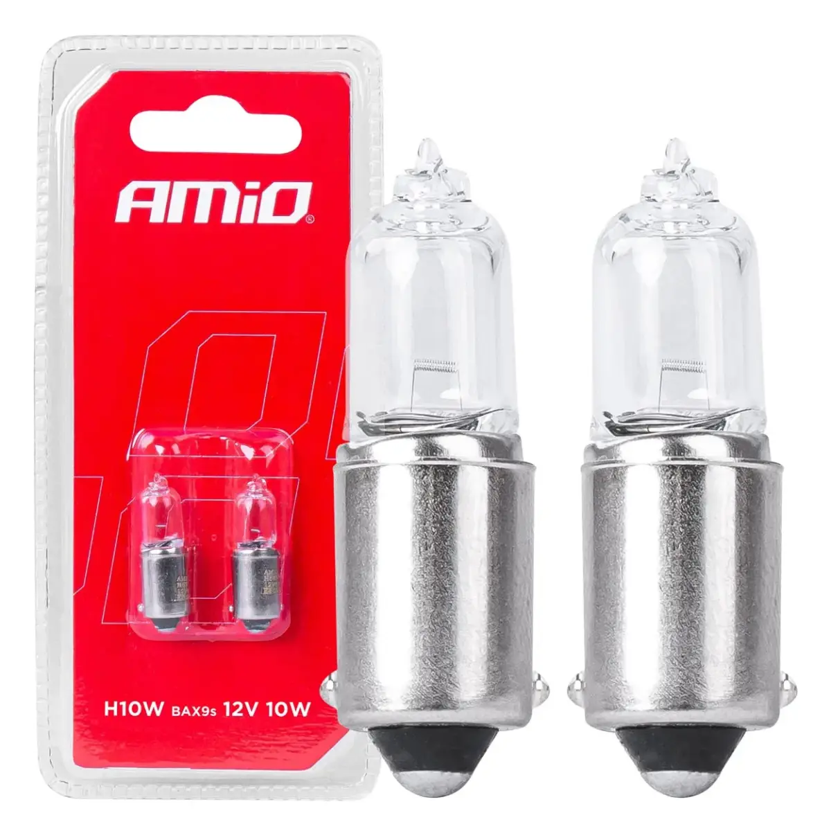 AMIO Halogēna spuldzes H10W 12V 10W
