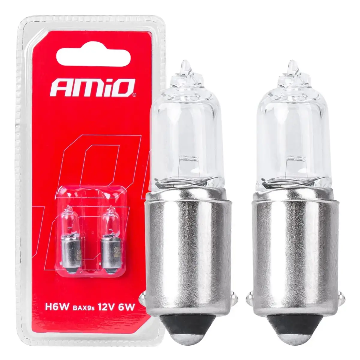AMIO Halogēna spuldzes H6W 12V 6W