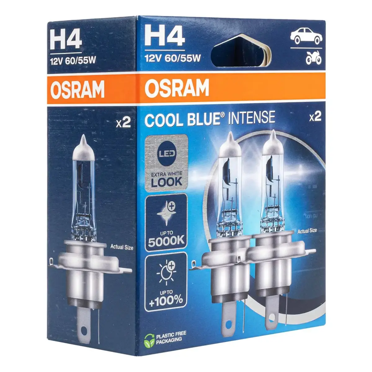 Spuldzes Osram H4 12V 60/55W P43t