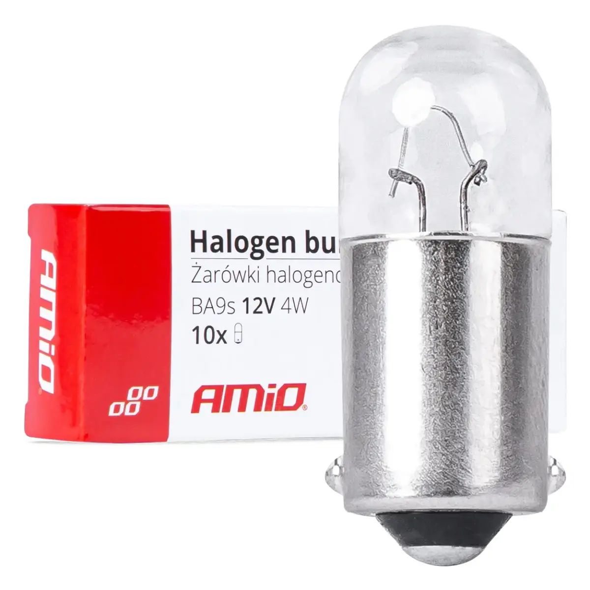 AMIO Halogen spuldze T4W 12V 4W