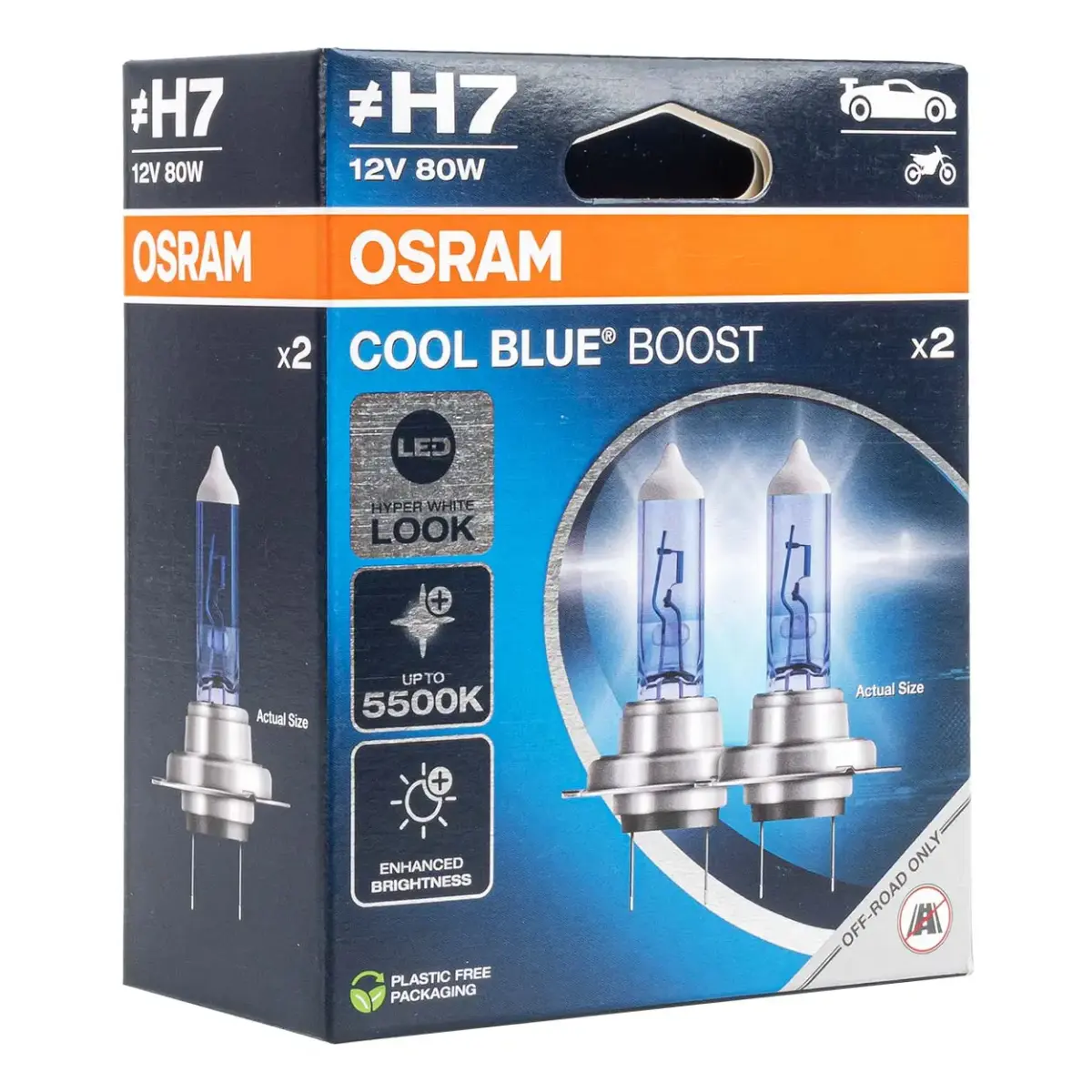 Spuldzes Osram H7 12V 80W PX26d