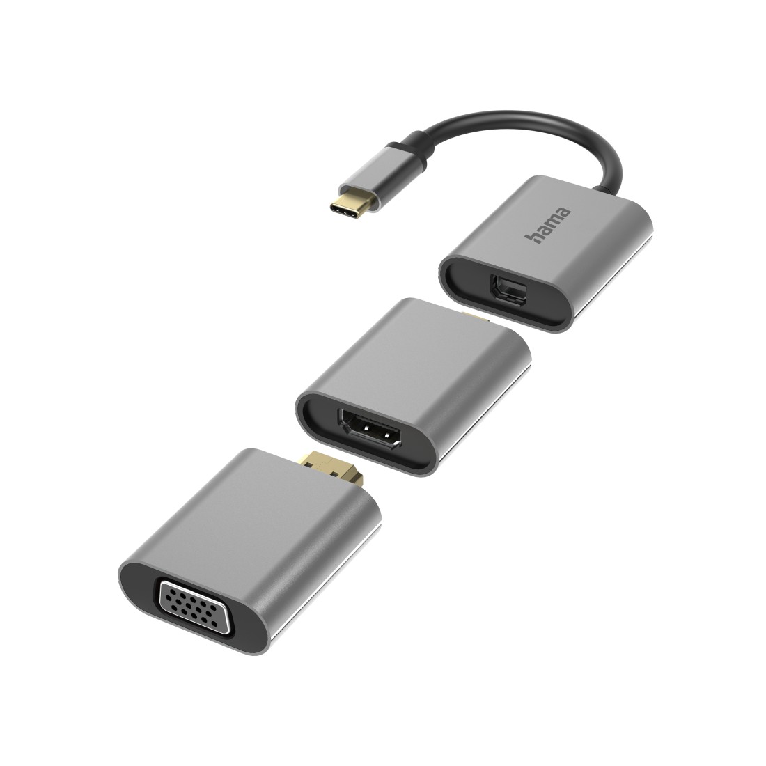 Hama 00200306 6in1 adapteris Connect2Go, USB-C
