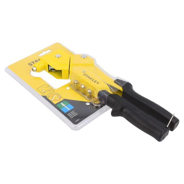 STANLEY Hand riveting press; swivel head