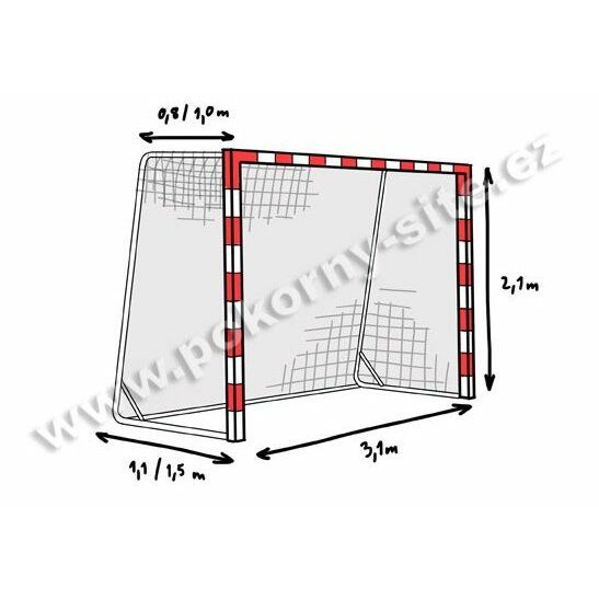 Pokorny Site Handbola tīkls Pokorny-Site (TIH004-3)