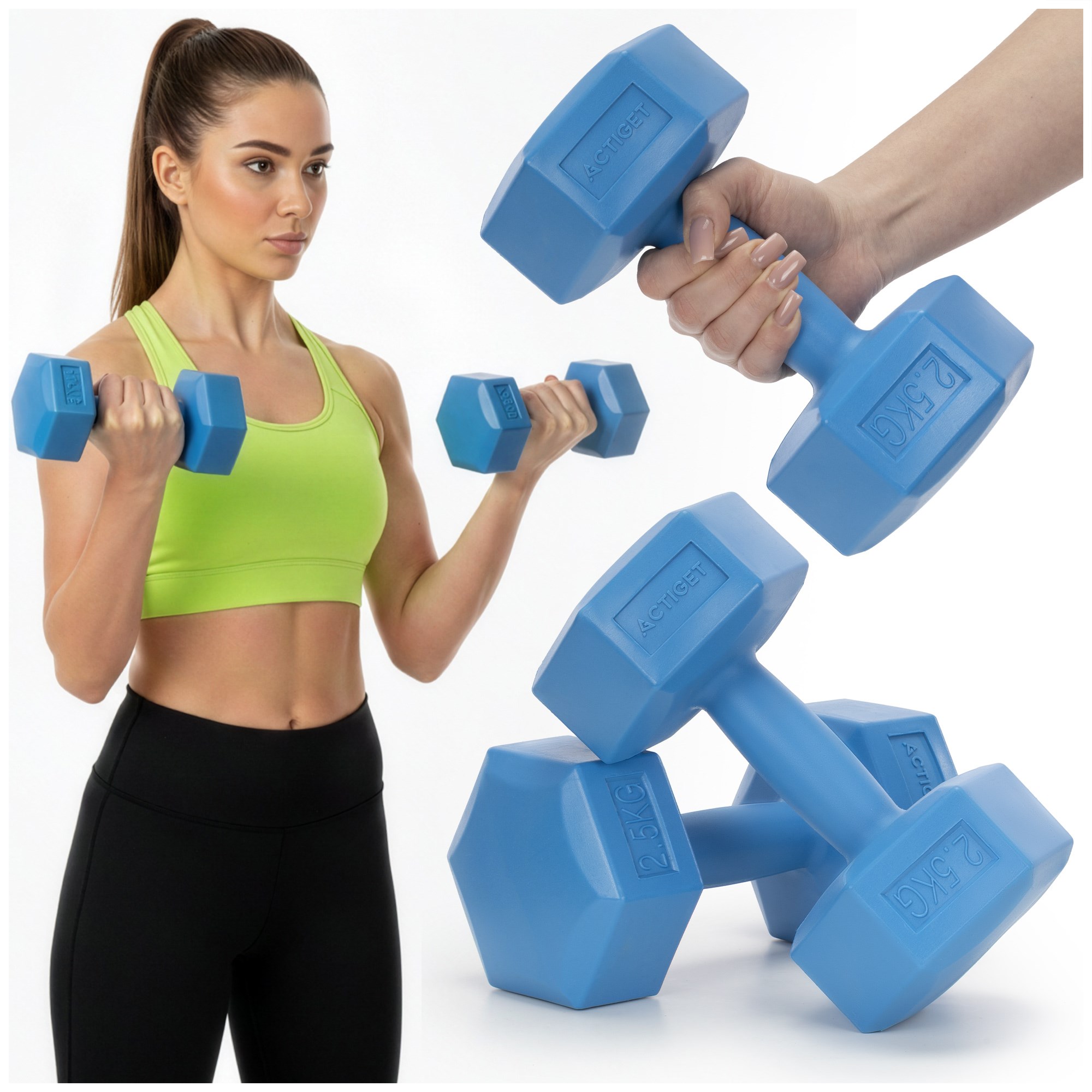 Springos Hanteles 2 x 2,5