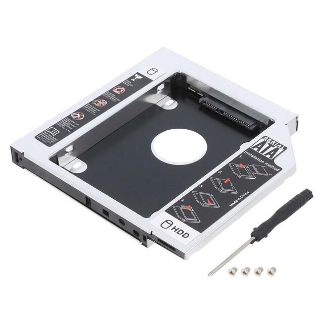 Hard discs housing: 2,5"; SATA