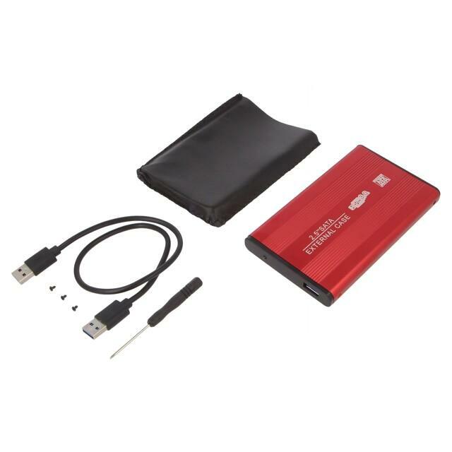 Hard discs housing: 2,5"; SATA