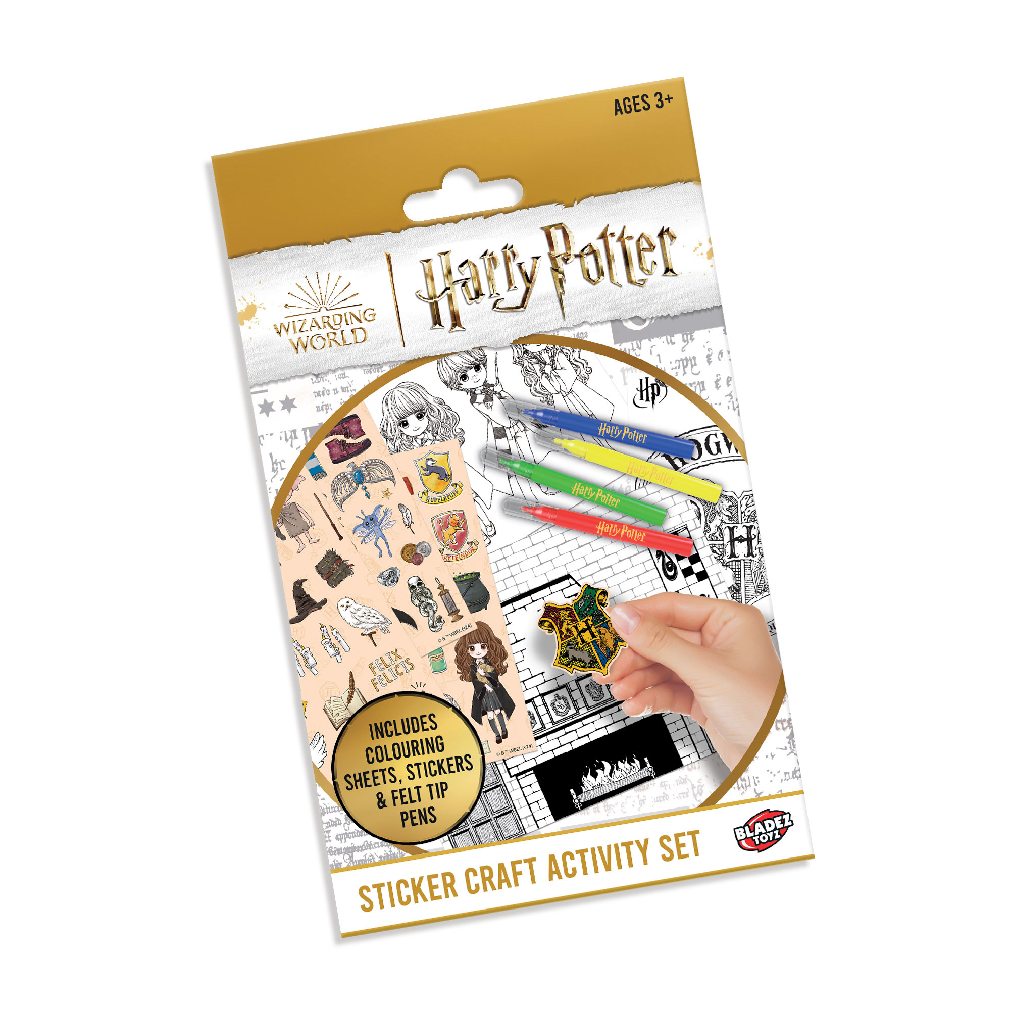 BLADEZ Harry Potter uzlīmju aktivitāšu komplekts