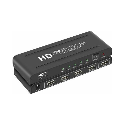 HDMI četru portu spliters (4Kx2K, HDMI