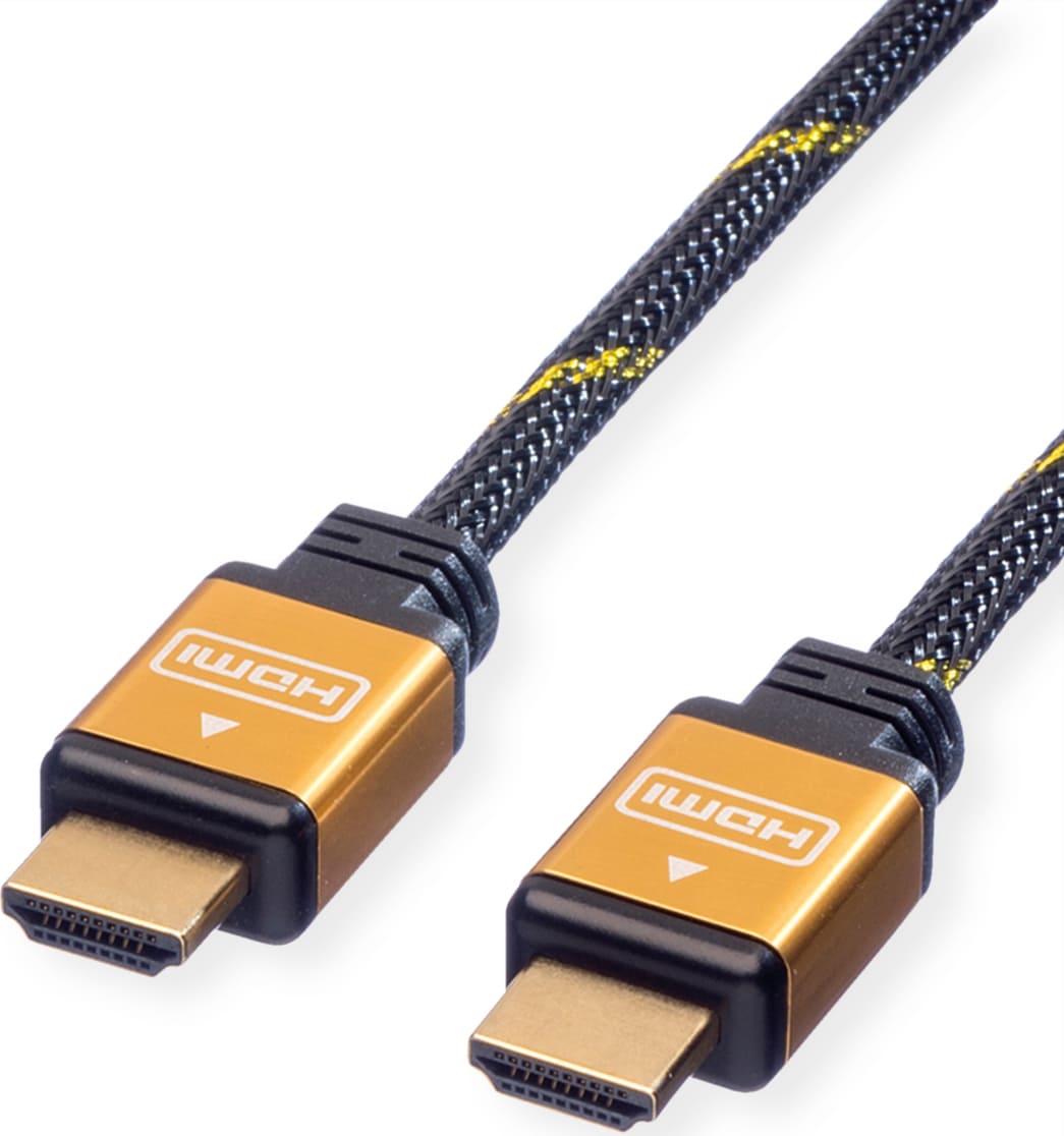 HDMI HS kabelis Gold ar tīklu