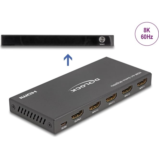 Delock HDMI Switch 4 x HDMI