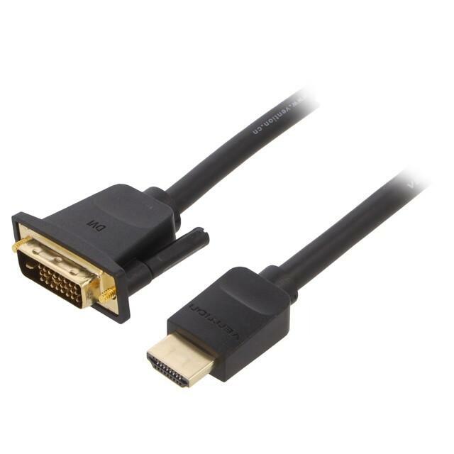 HDMI to DVI (24+1) cable Vention