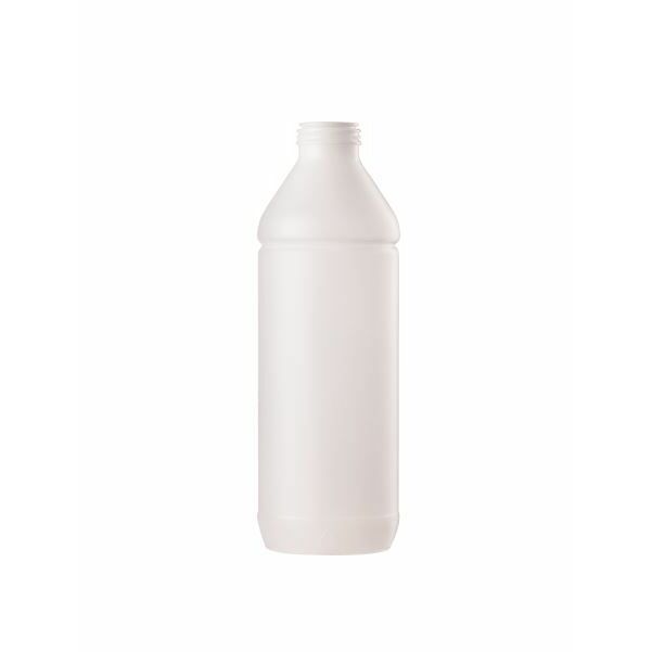 HDPE Matēta plastmasas Pudele 1L ar