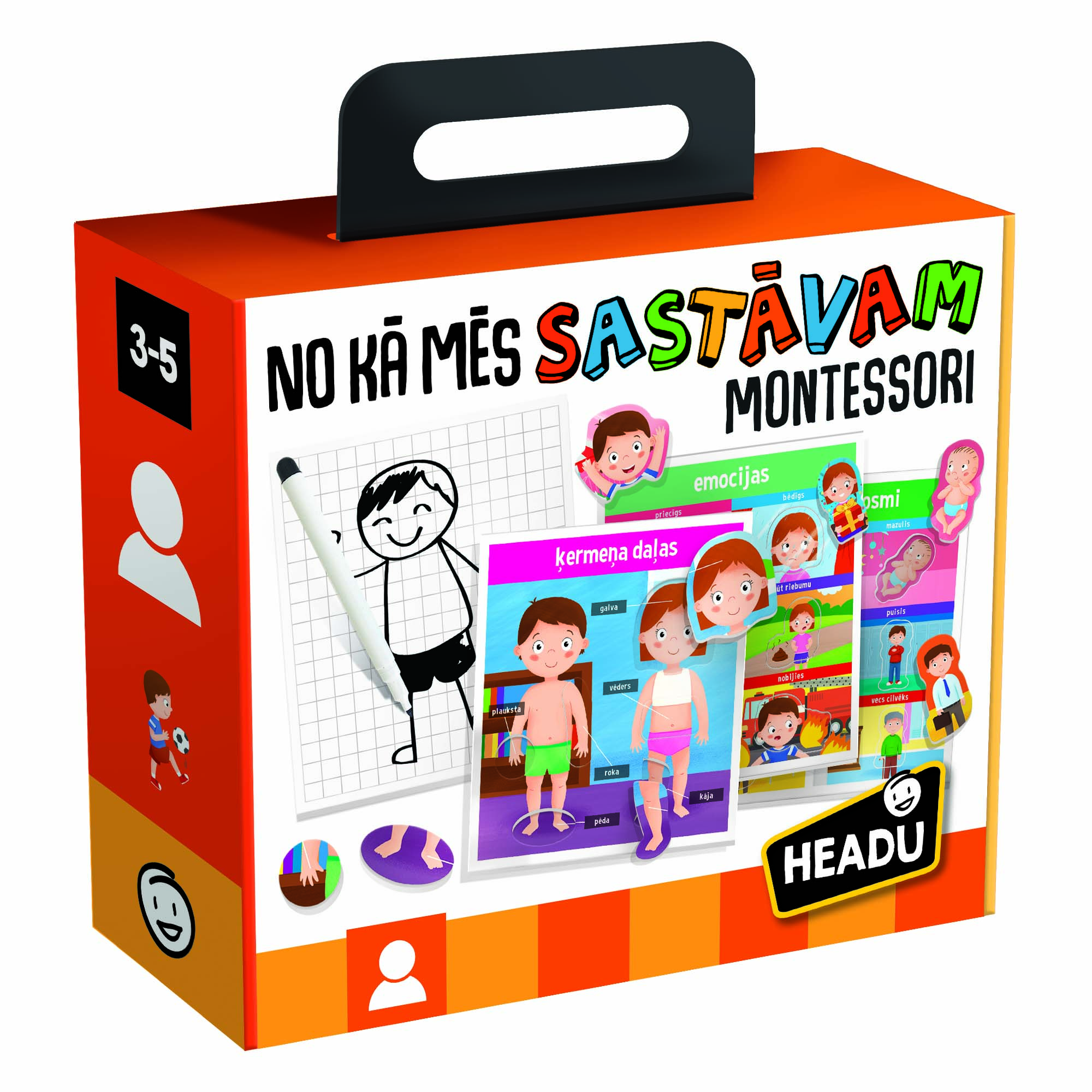 HEADU Montessori Mūsu ķermeņa uzbūve (latviešu