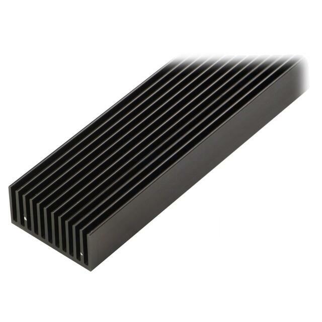 FISCHER ELEKTRONIK Heatsink: extruded; grilled; black
