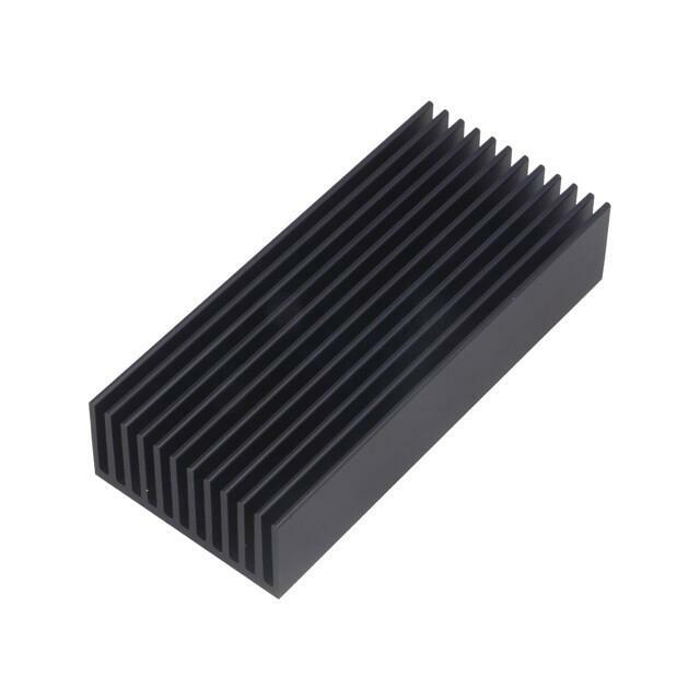FISCHER ELEKTRONIK Heatsink: extruded; grilled; black