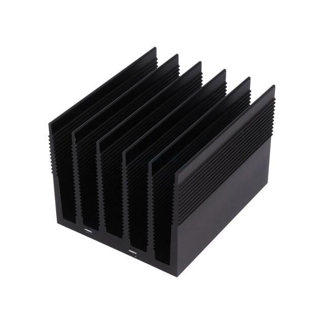 FISCHER ELEKTRONIK Heatsink: extruded; grilled; black