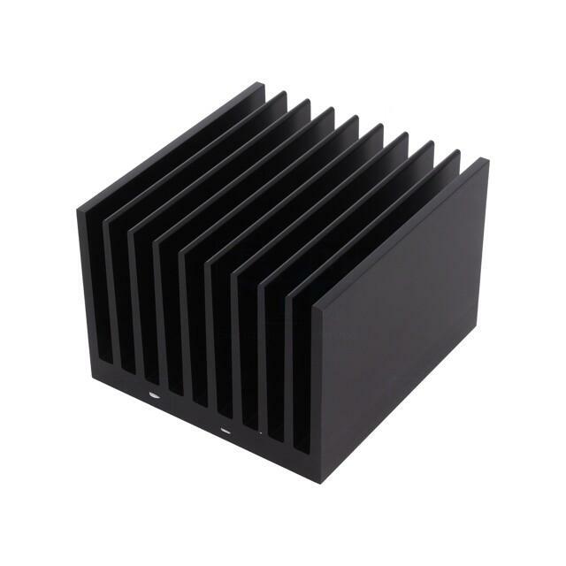 FISCHER ELEKTRONIK Heatsink: extruded; grilled; black
