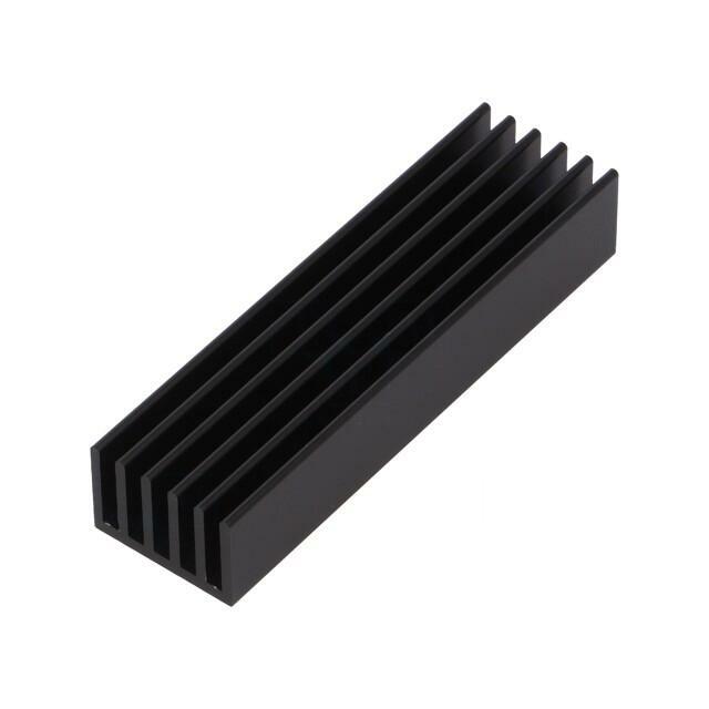 FISCHER ELEKTRONIK Heatsink: extruded; grilled; black