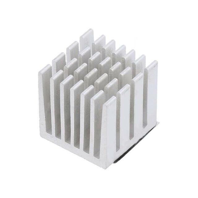 Heatsink: extruded; grilled; Raspberry Pi; silver
