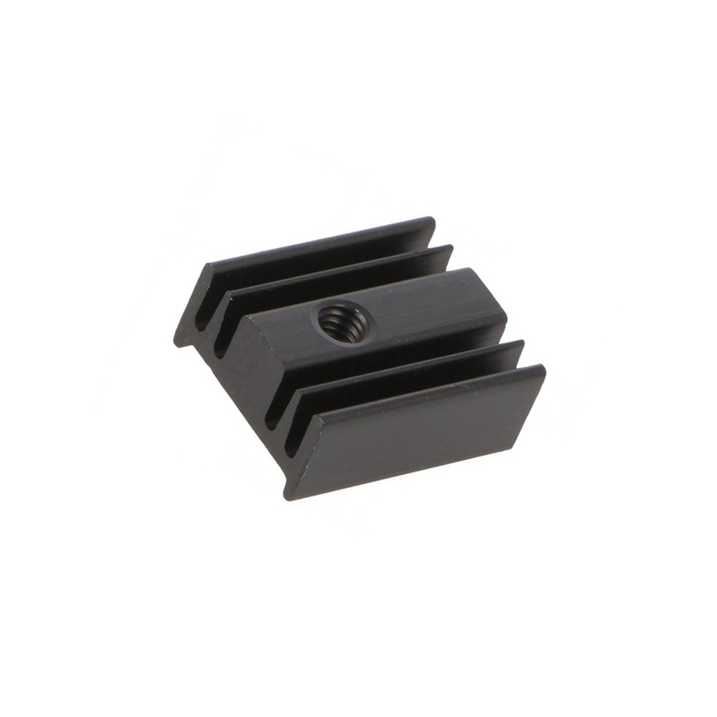 ALUTRONIC Heatsink: extruded; TO220; black; H: