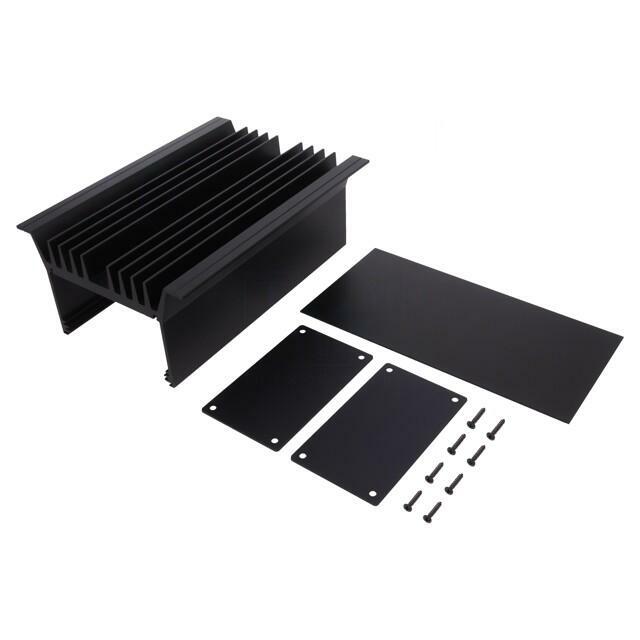 FISCHER ELEKTRONIK Heatsink: with case; black
