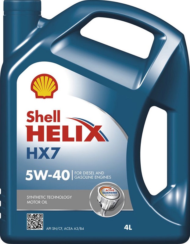 SHELL Helix HX7 5W-40 4L |