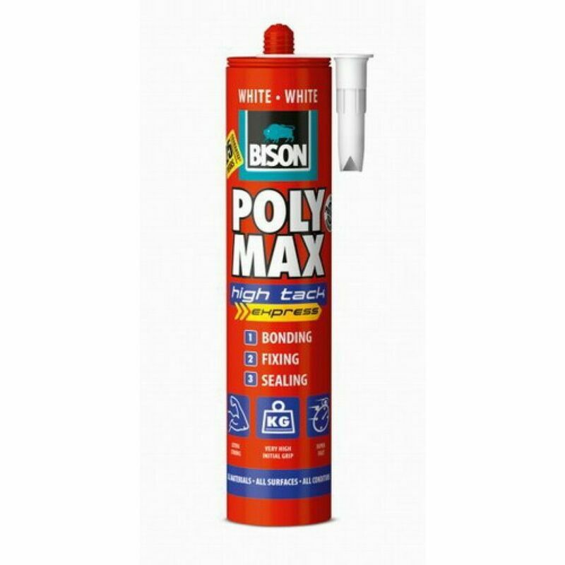 Hermētiķis POLY MAX HIGH TACK balts