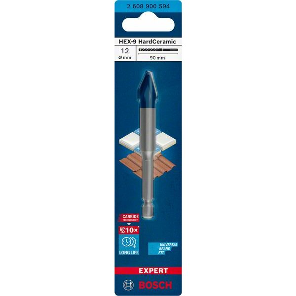 Bosch Powertools HEX-9 HardCeramic 12x90 mm