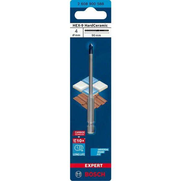 BOSCH HEX-9 HardCeramic 4x90 mm, 1