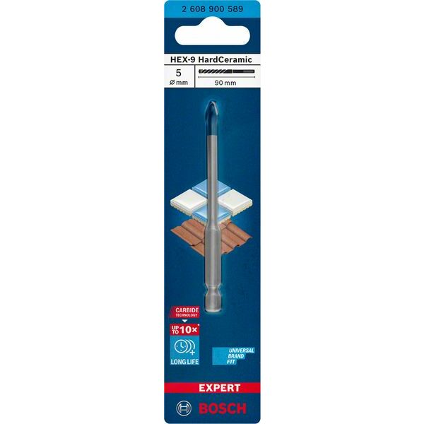 BOSCH HEX-9 HardCeramic 5x90 mm, 1