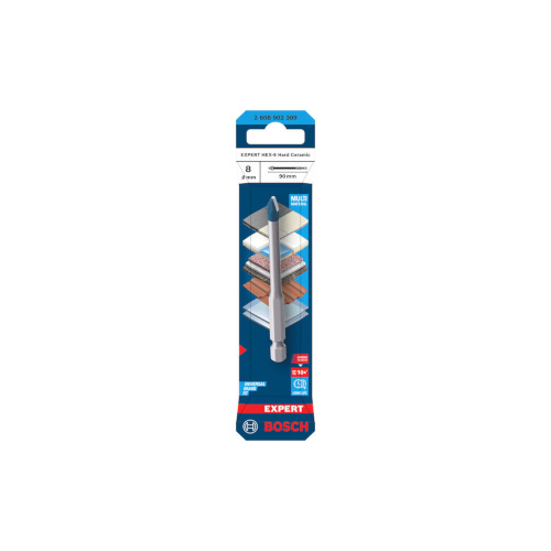 BOSCH HEX-9 HardCeramic 8x90mm, 1 gab
