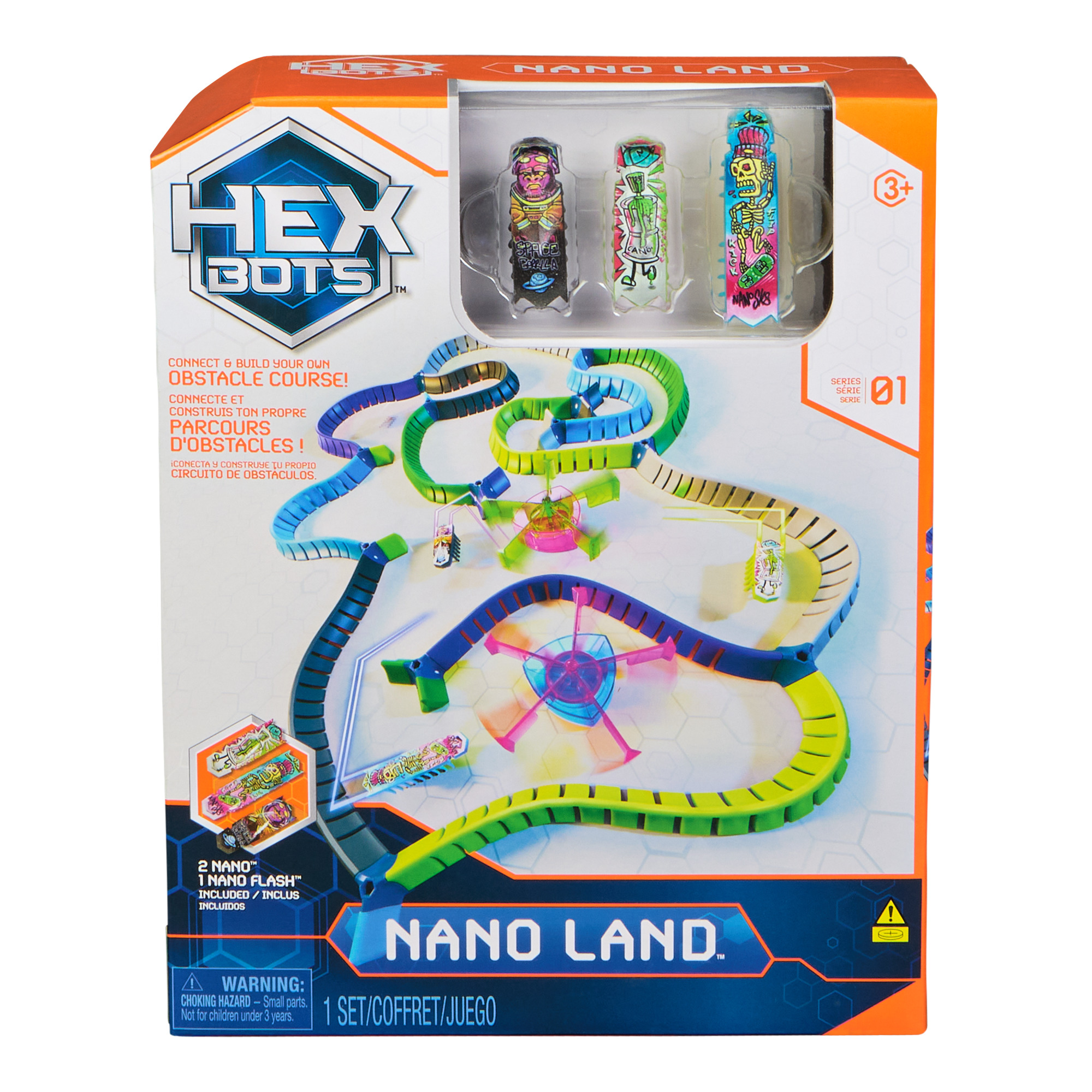 HEX BOTS Rotaļu komplekts Nanozeme |