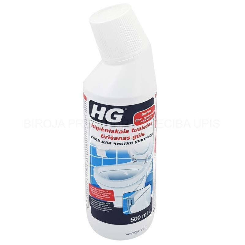 HG Higienisks klozetpoda tīrīšanas gels 0