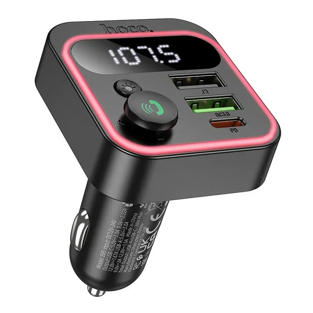 HOCO. HOCO car transmitter FM bluetooth