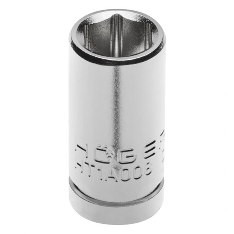 Hogert HT1A014, 1/4" sprūdrata muciņa, HEX