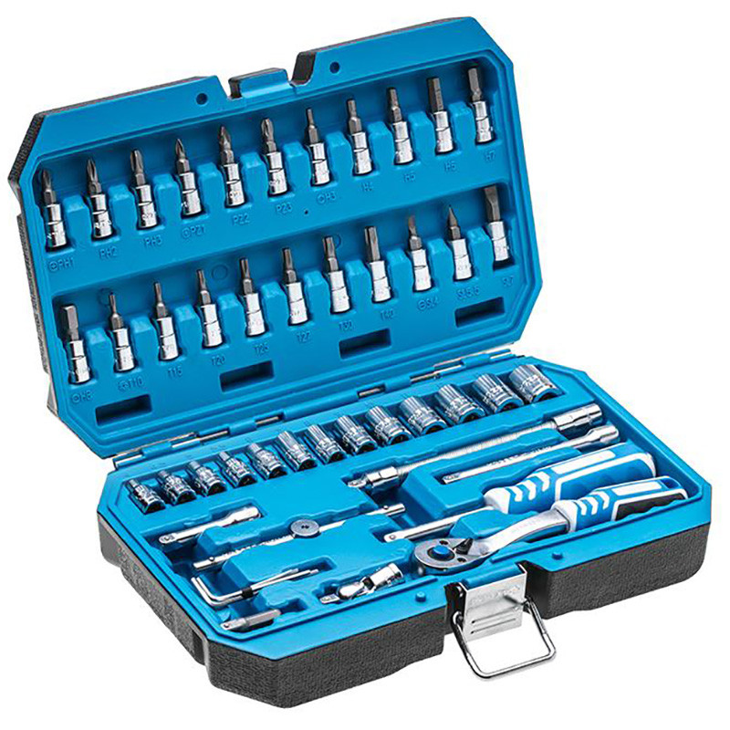 Instrumentu komplekts 1/4" 46 daļu, Hogert
