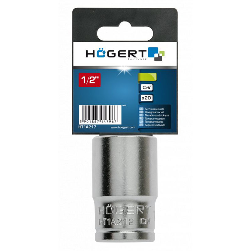 Hogert muciņa HT1A212, 1/2 collas, 12