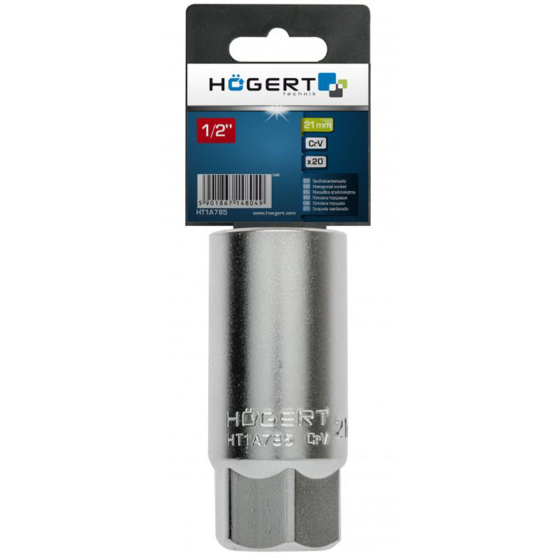 Hogert muciņa HT1A785, 21mm, 1/2", CrV
