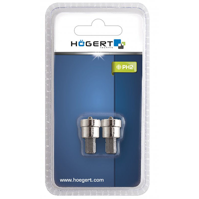 HOGERT Skrūvgrieža uzgalis, PH2, ģipškartona, S2