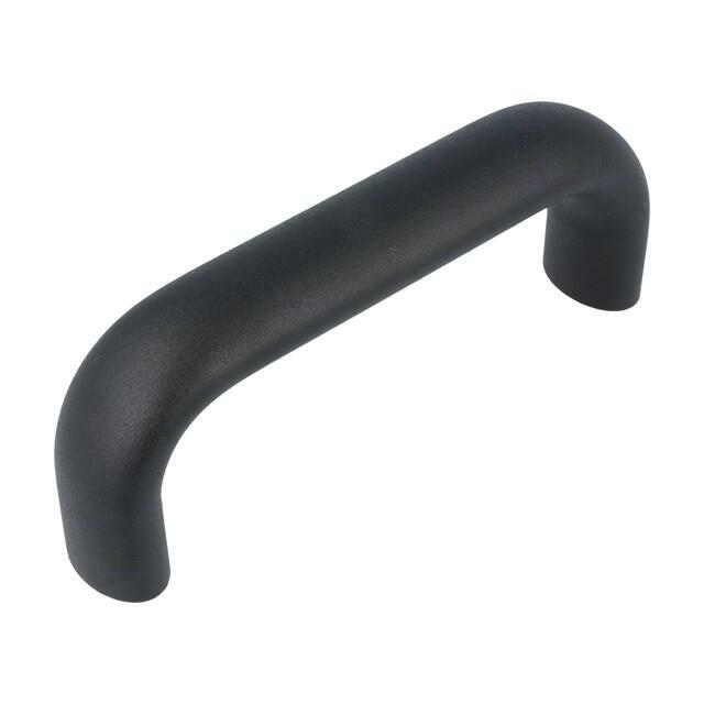 ELESA+GANTER Holder; aluminium; black; H: 55mm