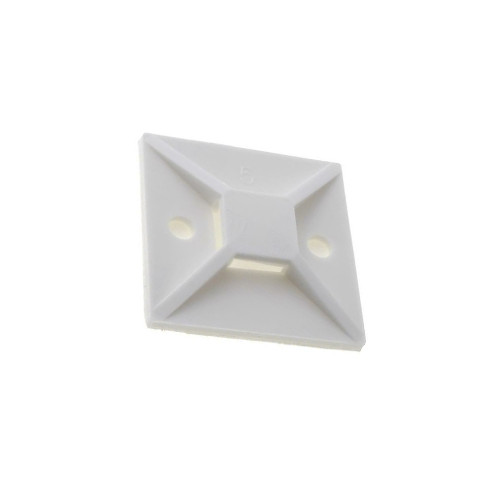 HELLERMANNTYTON Holder; self-adhesive; polyamide; UL94V-2; white