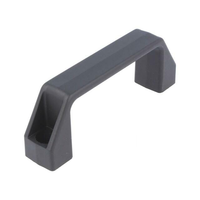 ELESA+GANTER Holder; technopolymer PP; black; H: