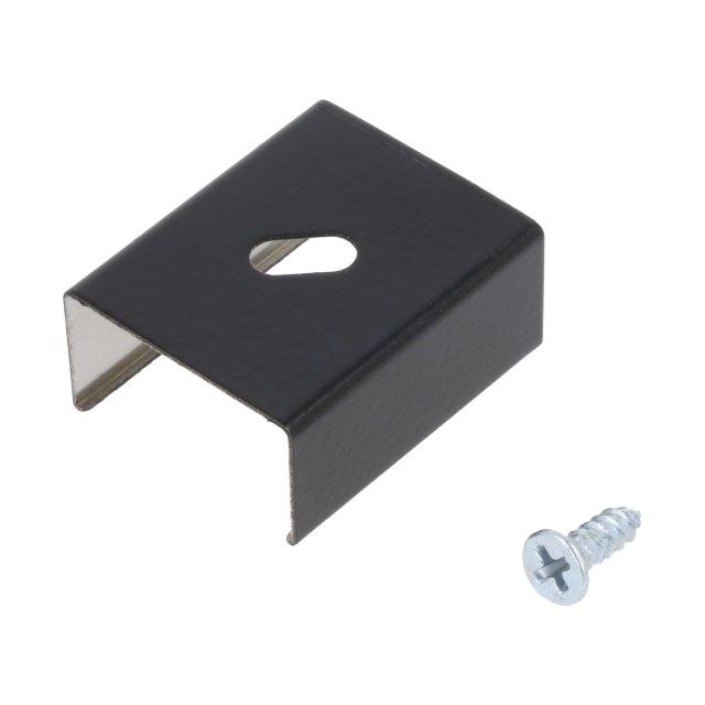 TOPMET Holder U4; black; 2pcs; stainless