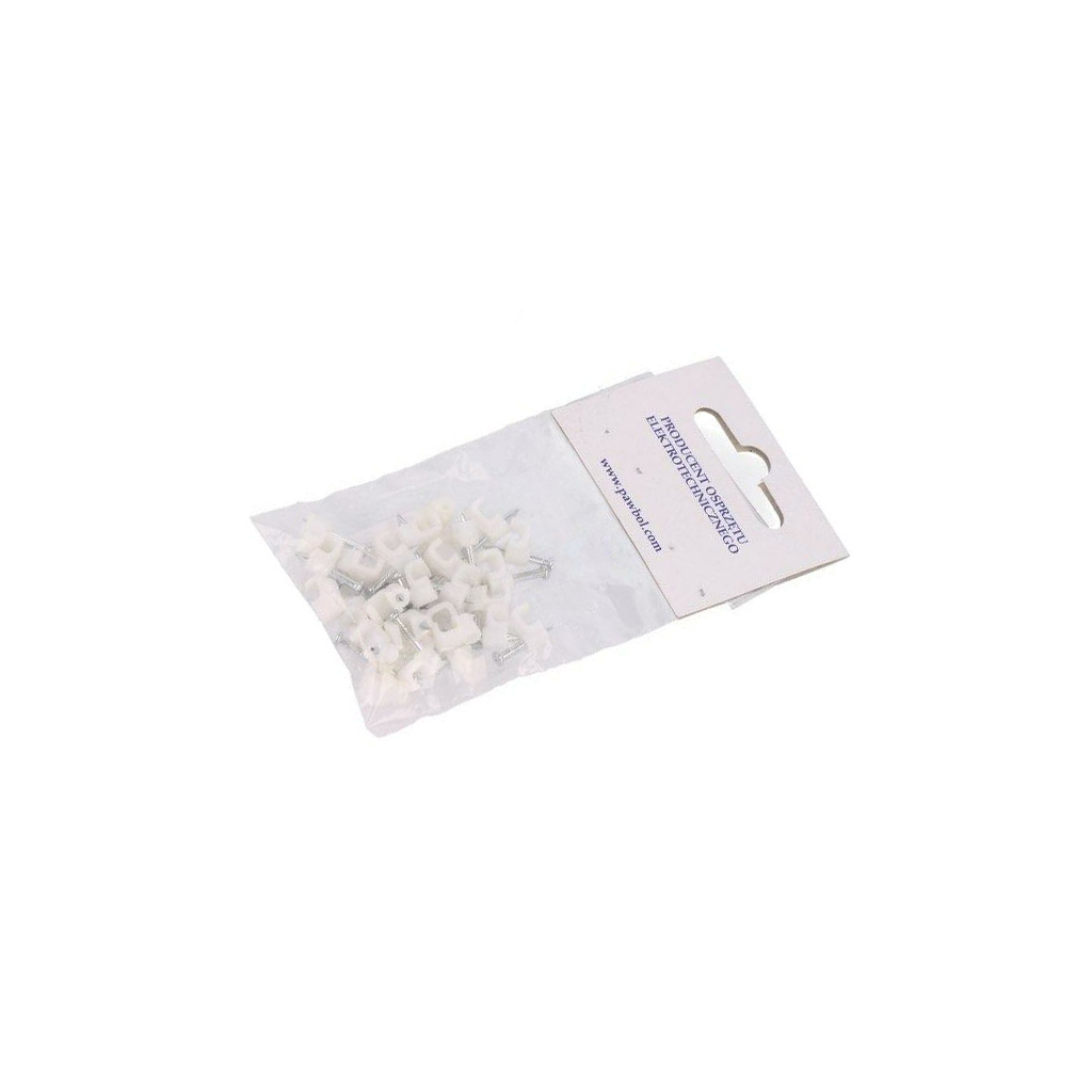 PAWBOL Holder; white; for flat cable