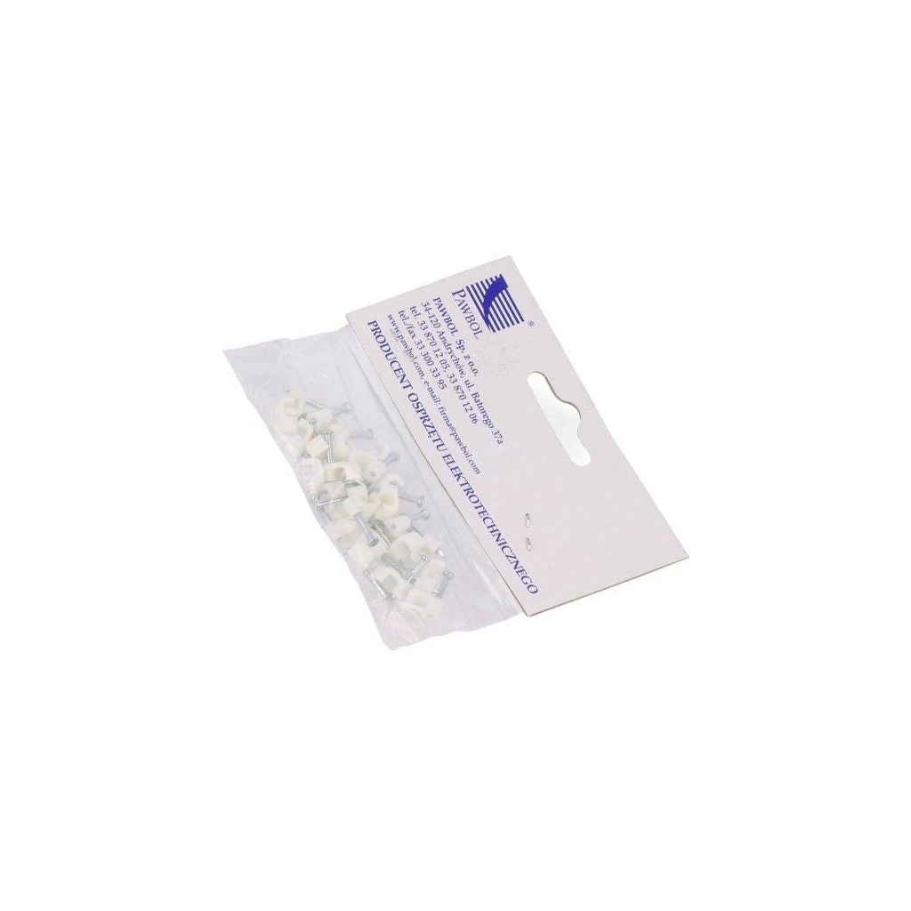 PAWBOL Holder; white; for flat cable