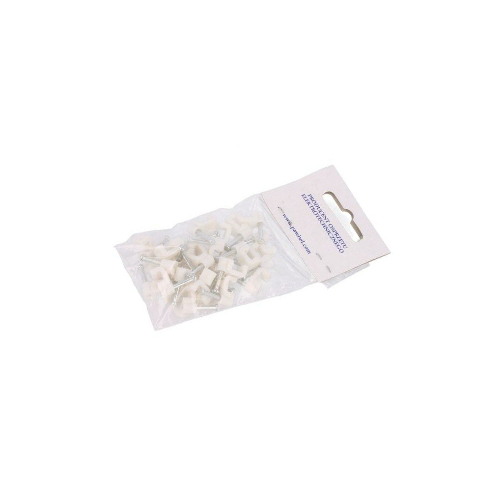 PAWBOL Holder; white; for flat cable