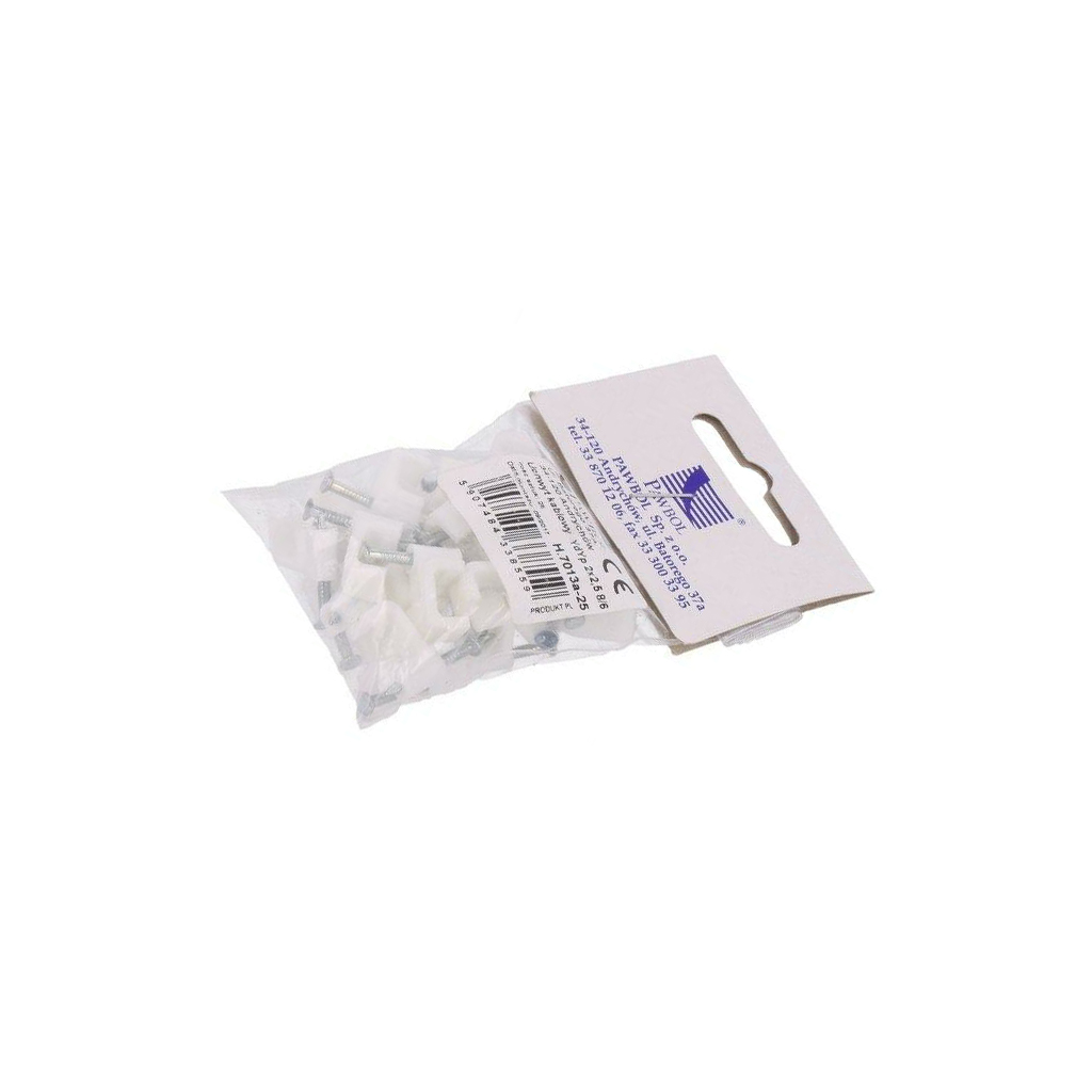 PAWBOL Holder; white; for flat cable